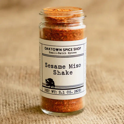Sesame Miso Shake — Umami, Tingle & Nutty Crunch (No Added Salt)