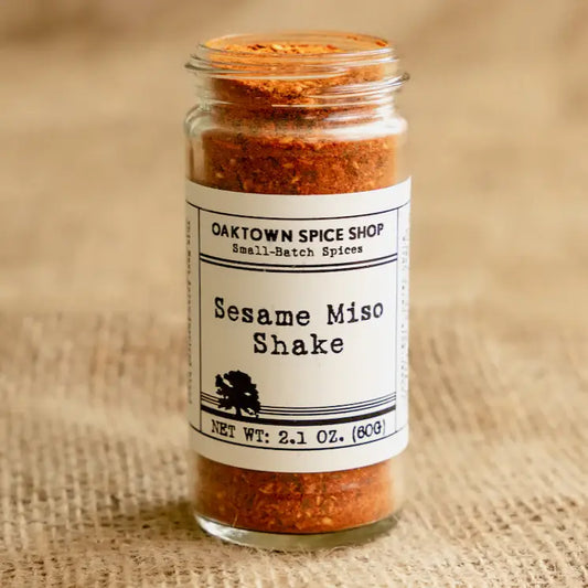 Sesame Miso Shake — Umami, Tingle & Nutty Crunch (No Added Salt)