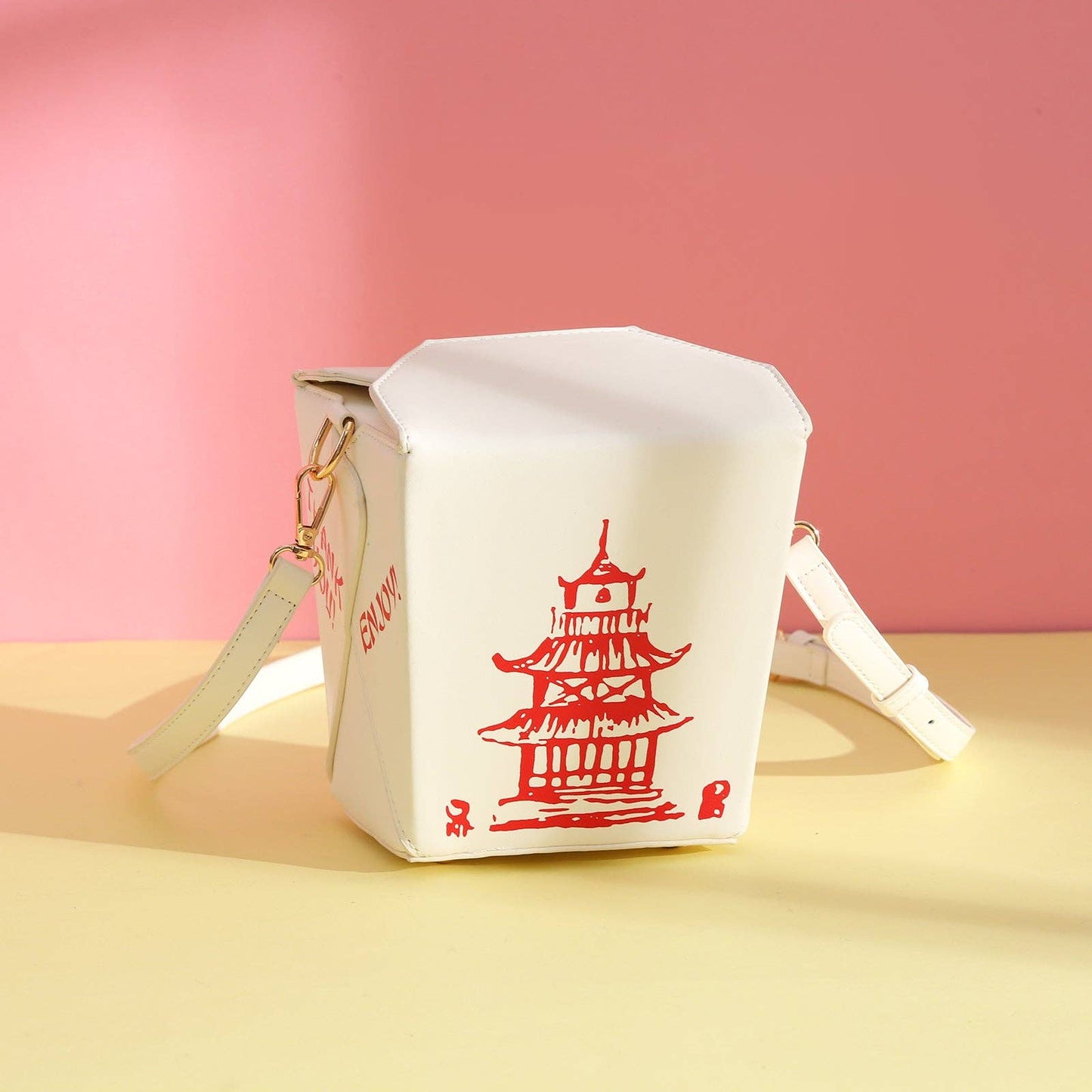 Takeout No Doubts Chinese Takeout Box Crossbody