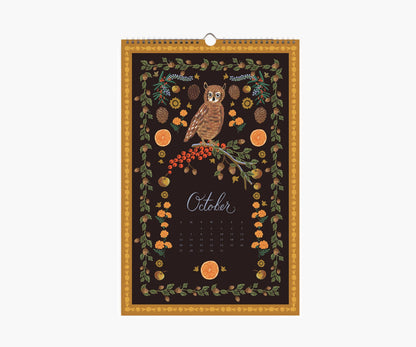 2026 Flora Wall Calendar