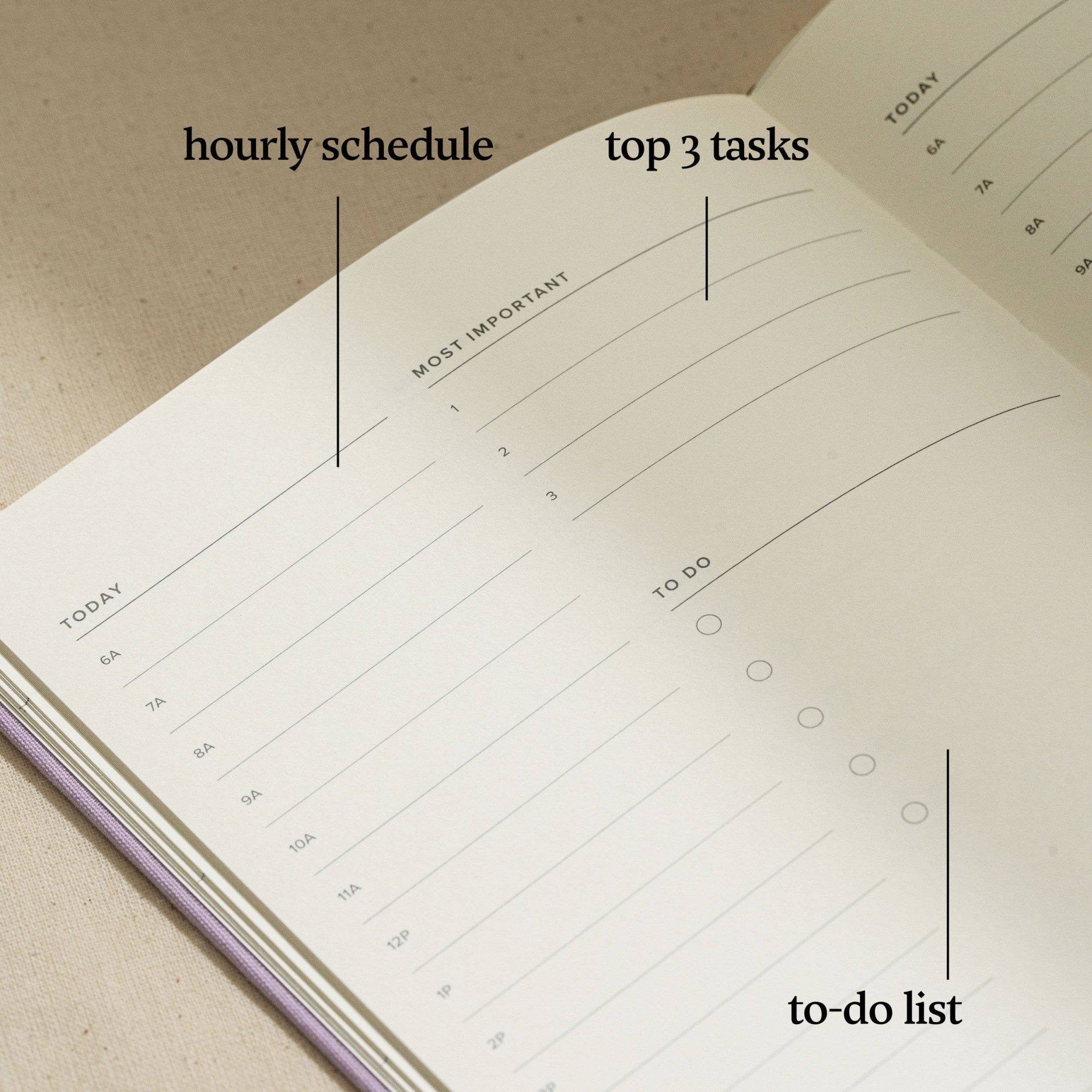 Daily Planner Hardcover - Undated (120 Days) - Dear John