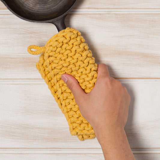Danica Heirloom - Ochre Knit Potholder - Dear John
