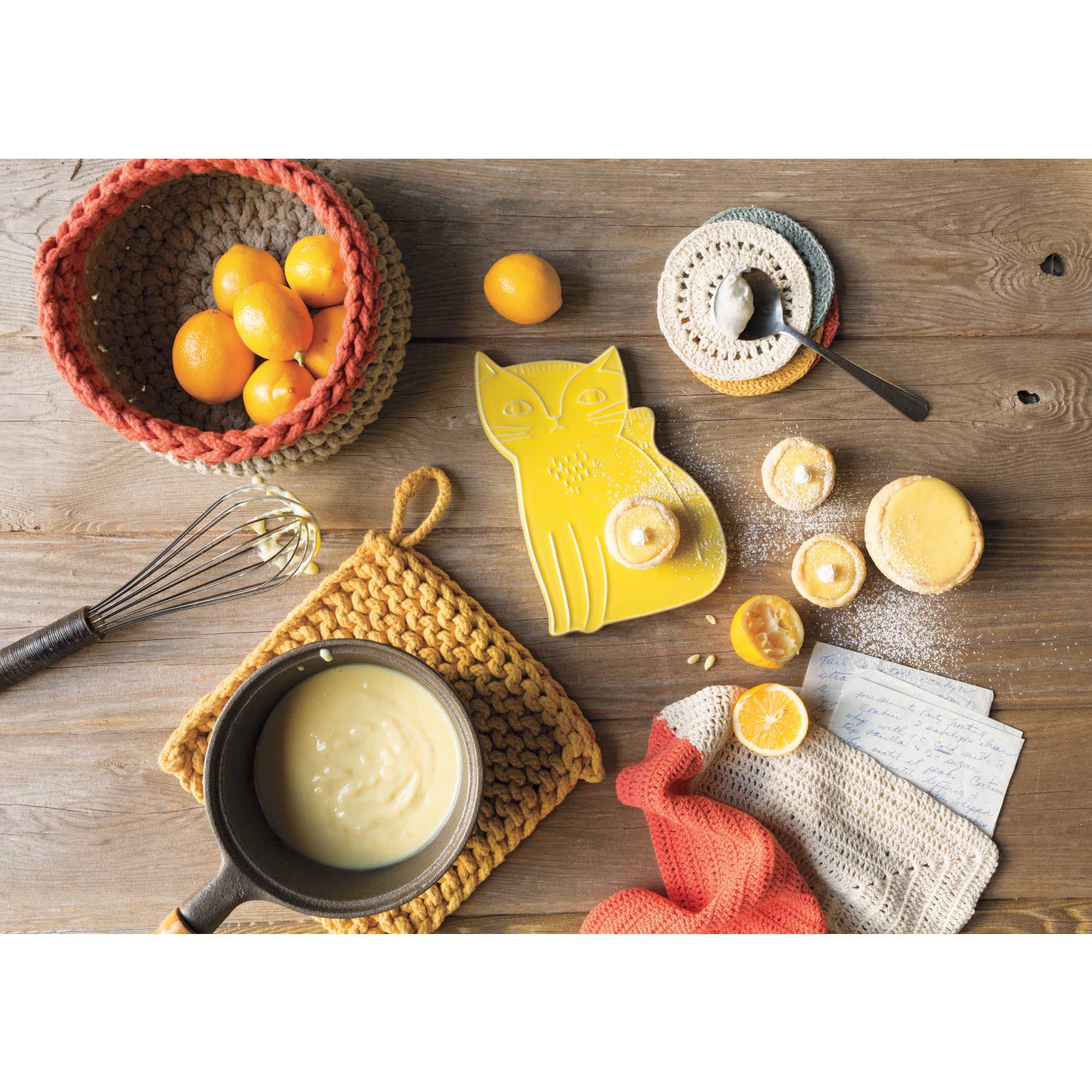 Danica Heirloom - Ochre Knit Potholder - Dear John