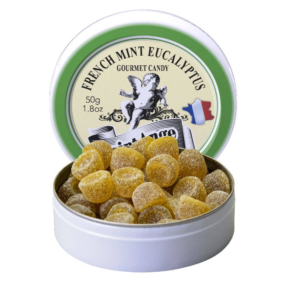 Pastilles Saint-Ange — Traditional Candies 100% French (Gum Arabic • Mint • Eucalyptus)