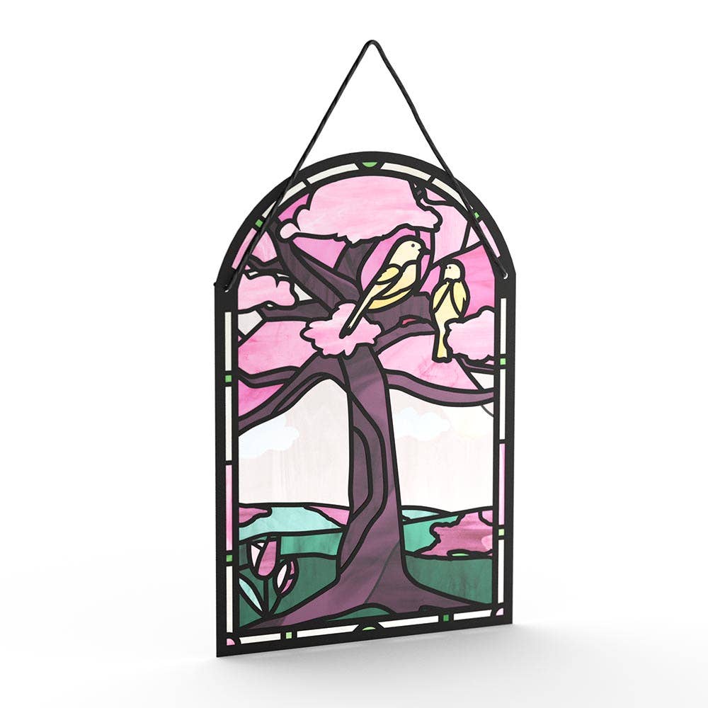 Lovepop Cards - You Brighten My World Birds Suncatcher Card 5x7" (-40%)