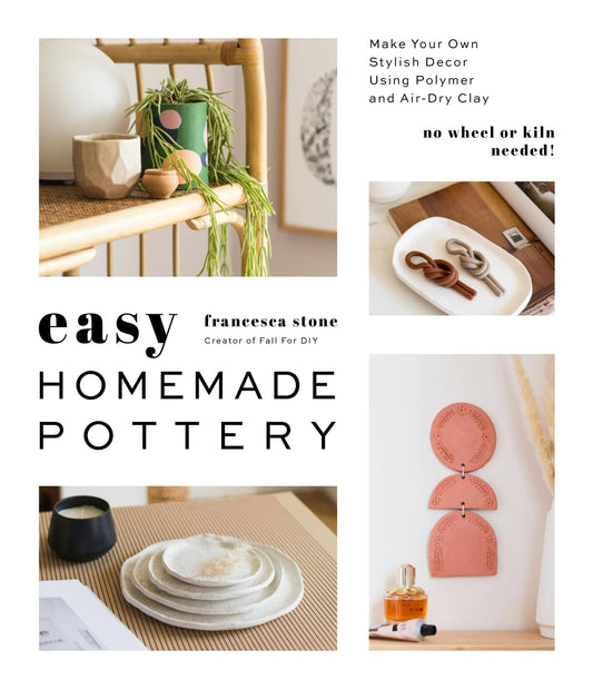 Homemade Pottery Stylish Decor With Polymer & Air-Dry Clay
