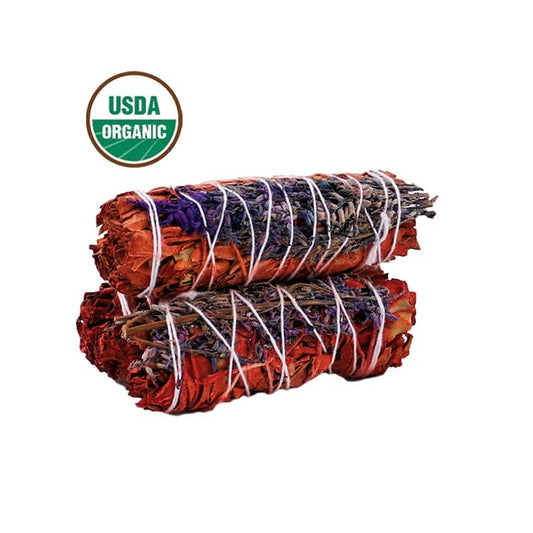 Designs by Deekay Inc. - Dragon's Blood Sage w/ Lavender Smudge Stick (4 in.) - Dear John