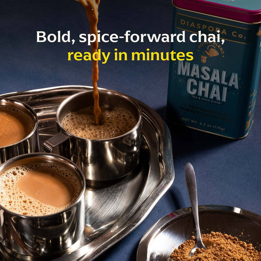 Diaspora Spice Co. - Masala Chai (Tea & Spice Blend) - For Chai Lattes - Dear John
