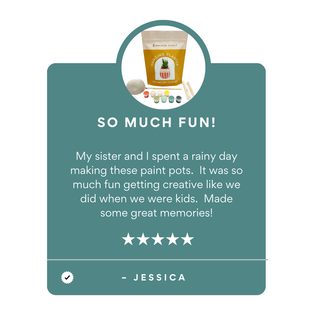 DIY Air Dry Clay Kit - Make Your Own Hanging Plant Pot - Dear John