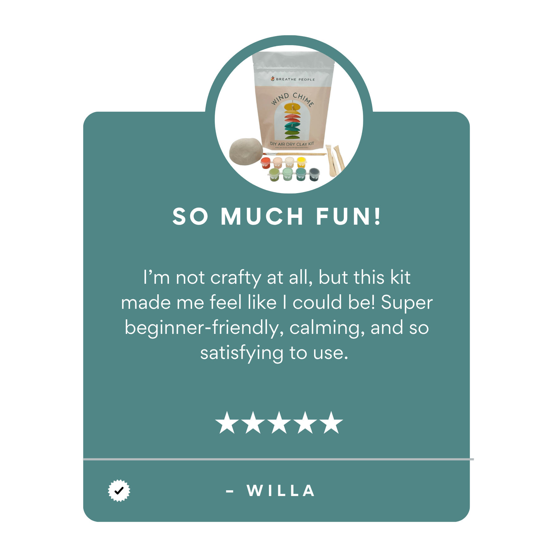 DIY Air Dry Clay Kit — Make Your Own Wind Chimes - Dear John