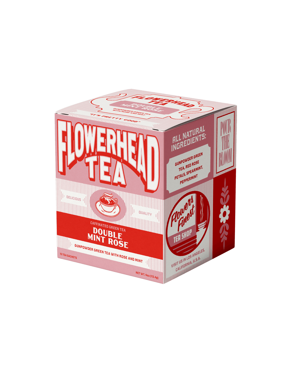 Double Mint Rose Tea Bags - Dear John