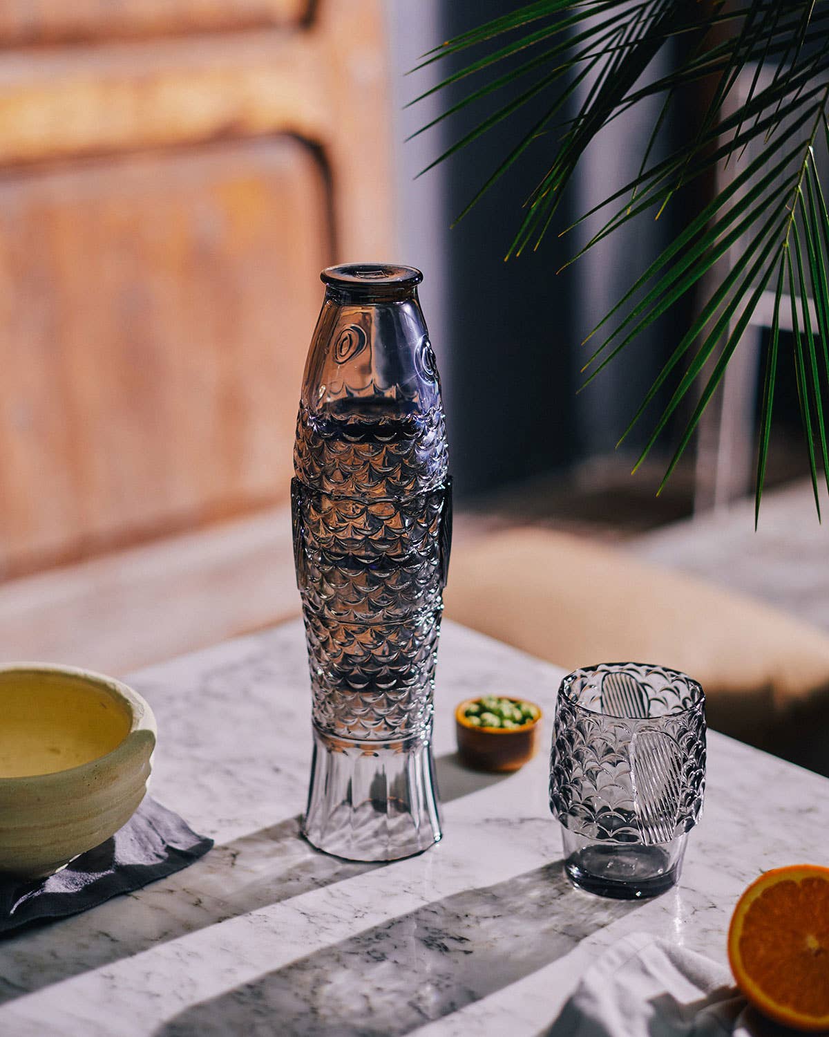 Koifish Stackable Glasses - Warm Grey