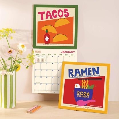 2026 Ramen Wall Calendar — Illustrated by Abbie Franks