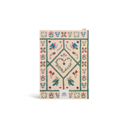 Guided Wellness Journal — A5 Hardcover (Quilted Daydream)