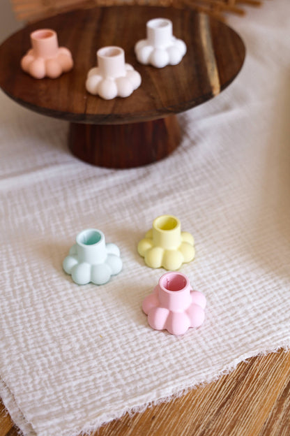 Bubble candle holder - handmade