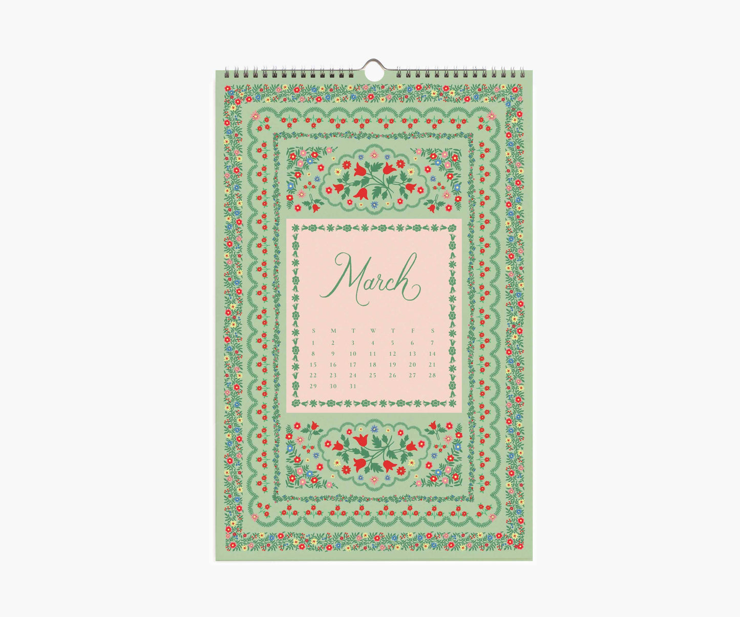 2026 Flora Wall Calendar