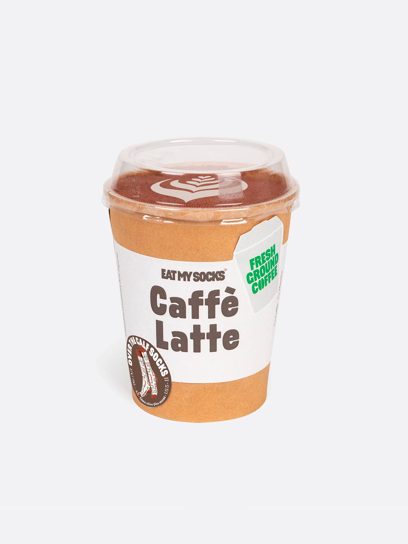 Eat My Socks - Caffè Latte 3D Socks - Dear John