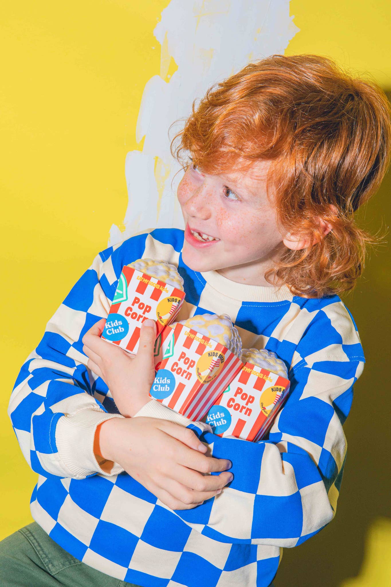 Eat My Socks - Pop Corn 3D Socks, Kids - Dear John