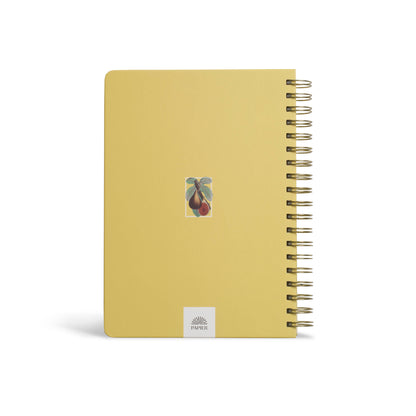 Guided Recipe Journal — B5 Spiral Hardcover (Hanging Fruits)