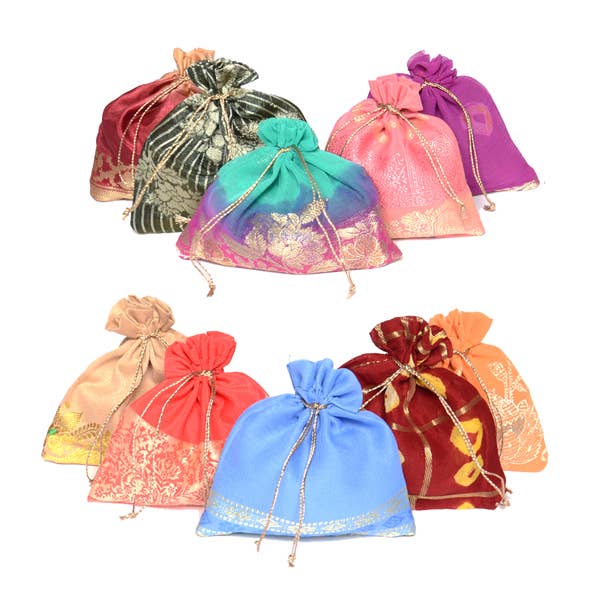 Eco Friendly Drawstring Gift Bags - Assorted - Dear John