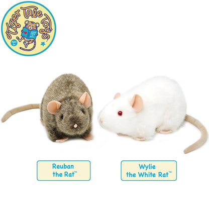 Wylie the White Rat — 7" Stuffed Animal Plush