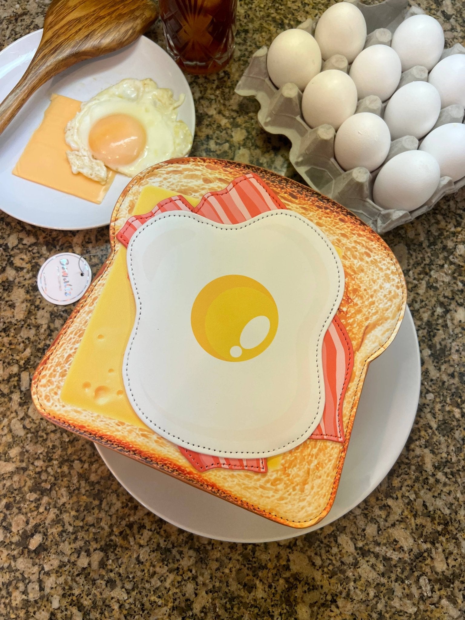 Egg Bacon and Cheese Toast Crossbody - Dear John