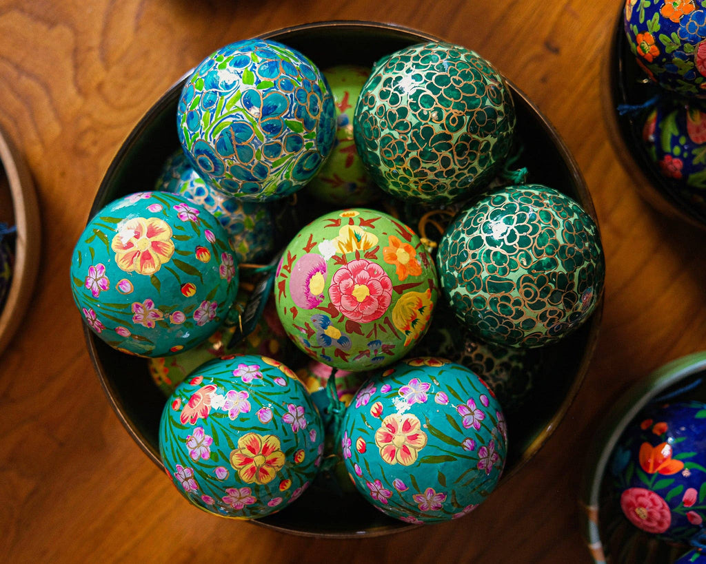 Emerald Green and Gold Bauble - Dear John