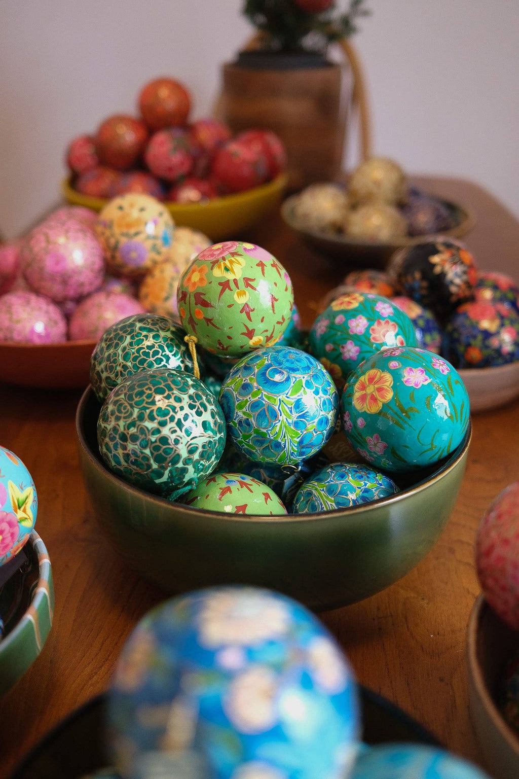 Emerald Green and Gold Bauble - Dear John