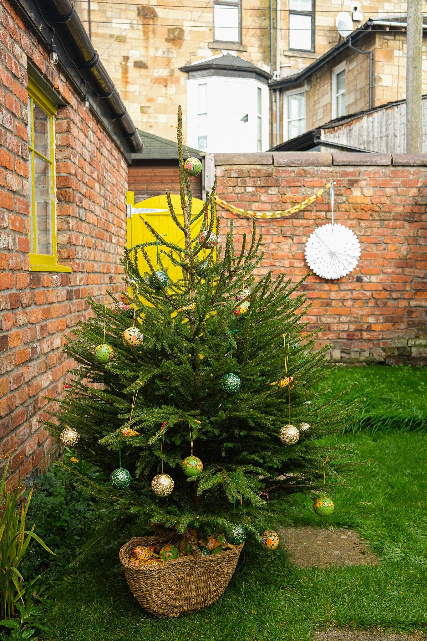 Emerald Green and Gold Bauble - Dear John