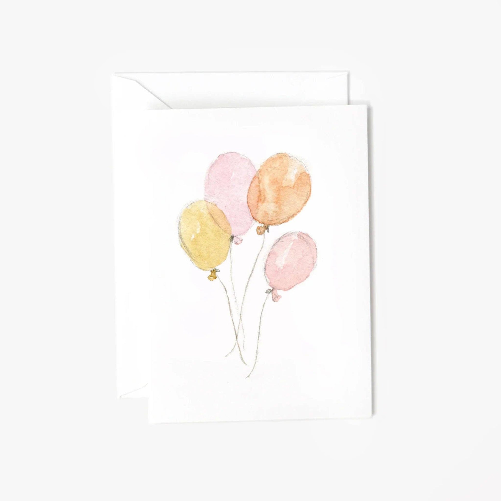 emily lex studio - Pink balloons mini enclosure notecard - Dear John