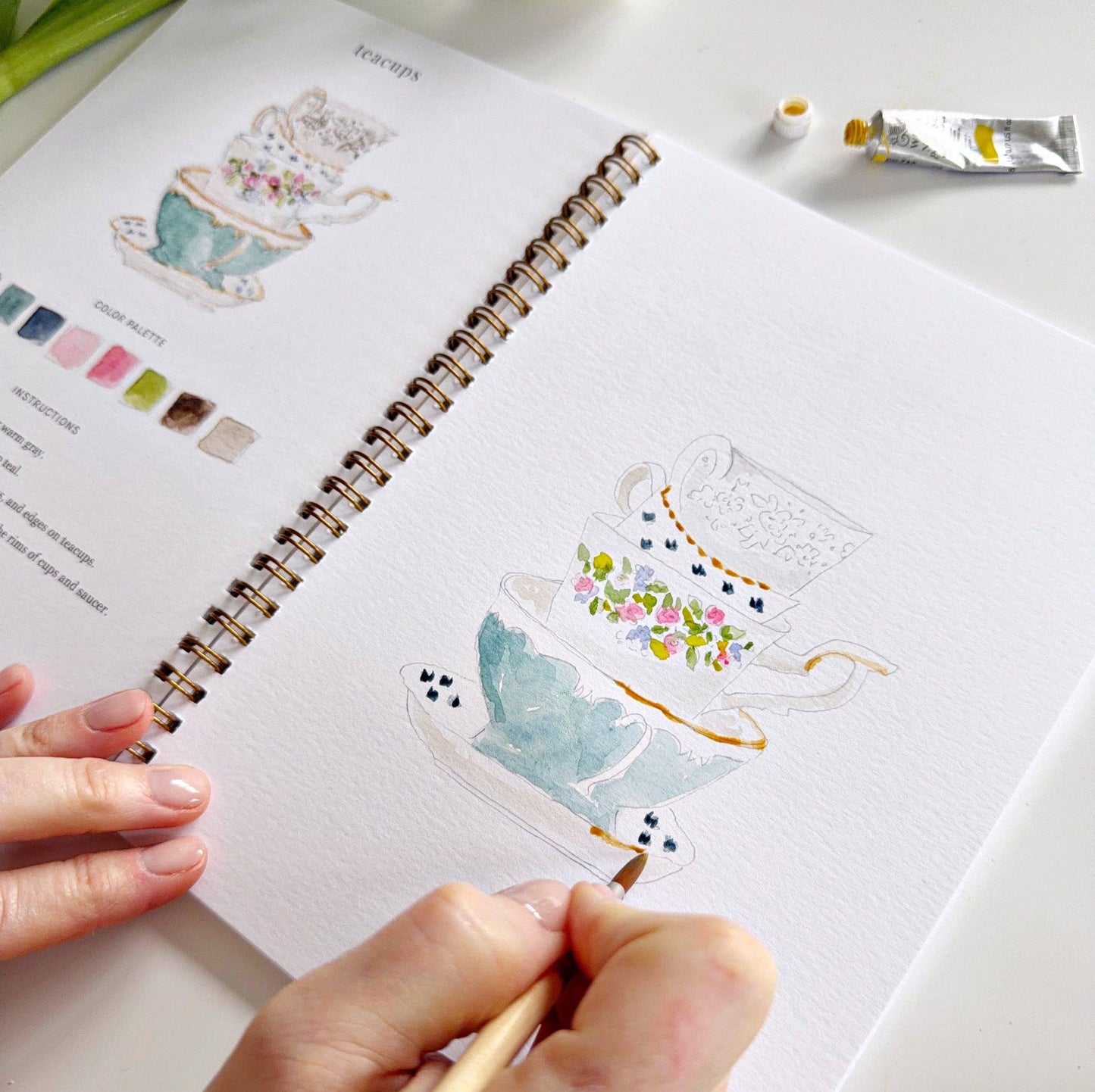 emily lex studio - Spring watercolor workbook - Dear John