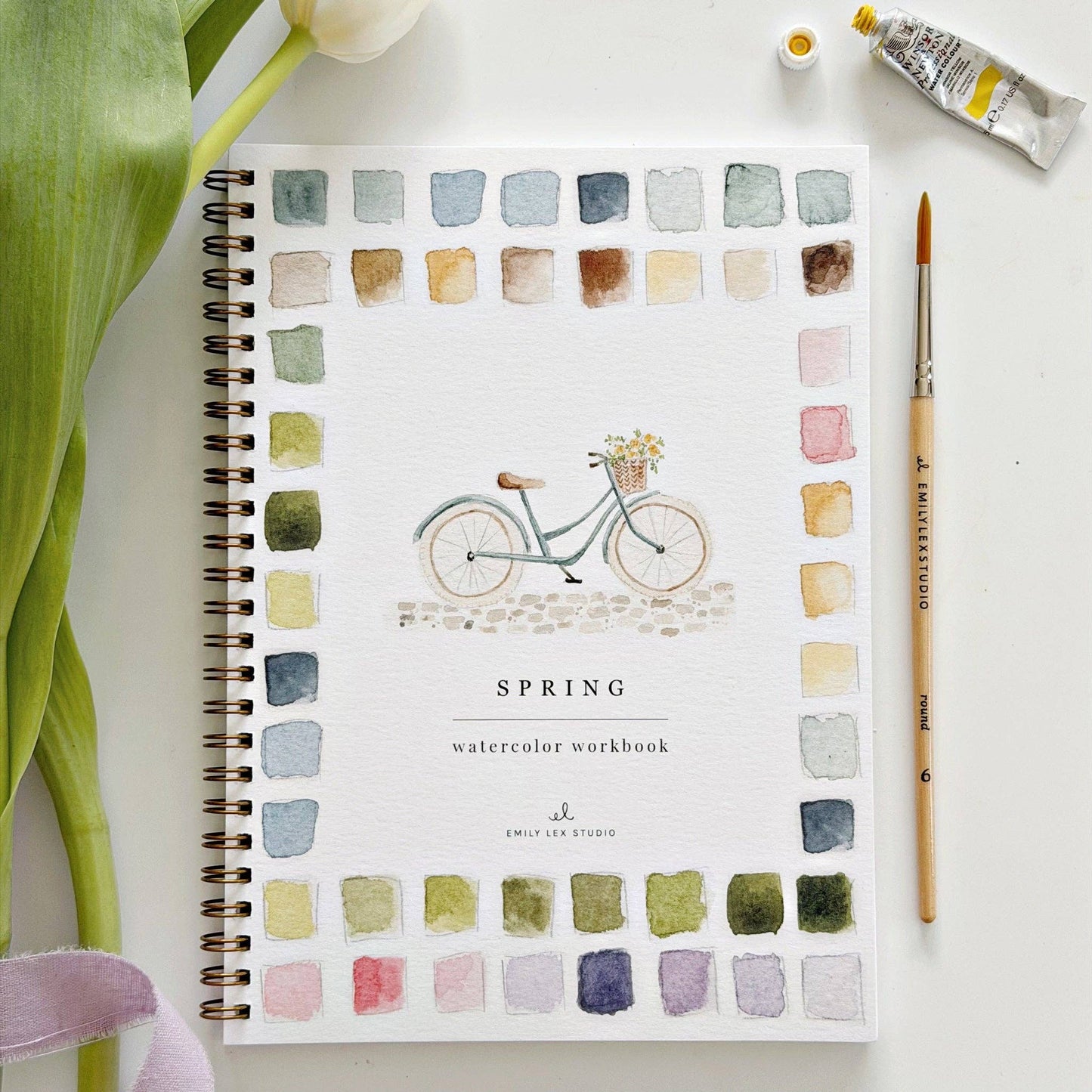 emily lex studio - Spring watercolor workbook - Dear John
