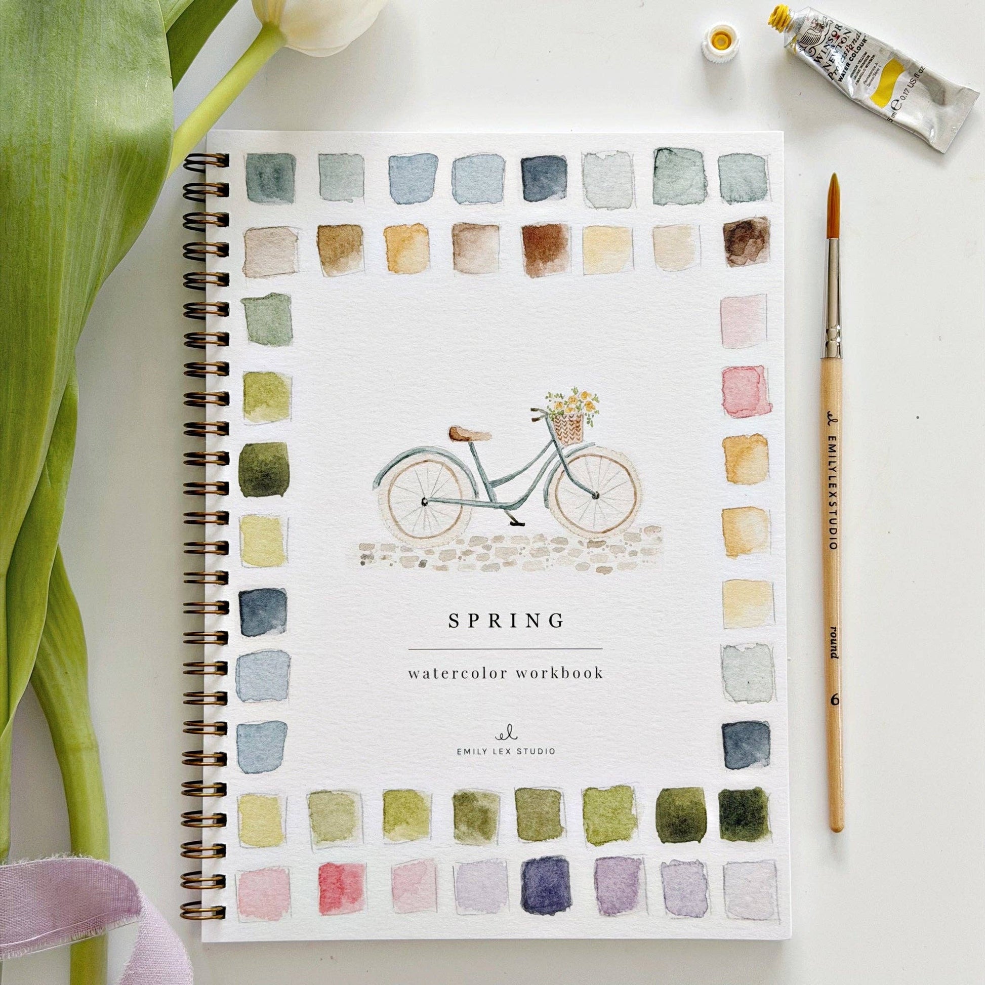 emily lex studio - Spring watercolor workbook - Dear John