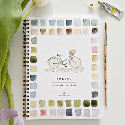 emily lex studio - Spring watercolor workbook - Dear John