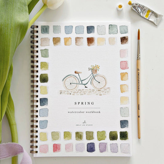 emily lex studio - Spring watercolor workbook - Dear John