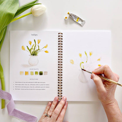 emily lex studio - Spring watercolor workbook - Dear John