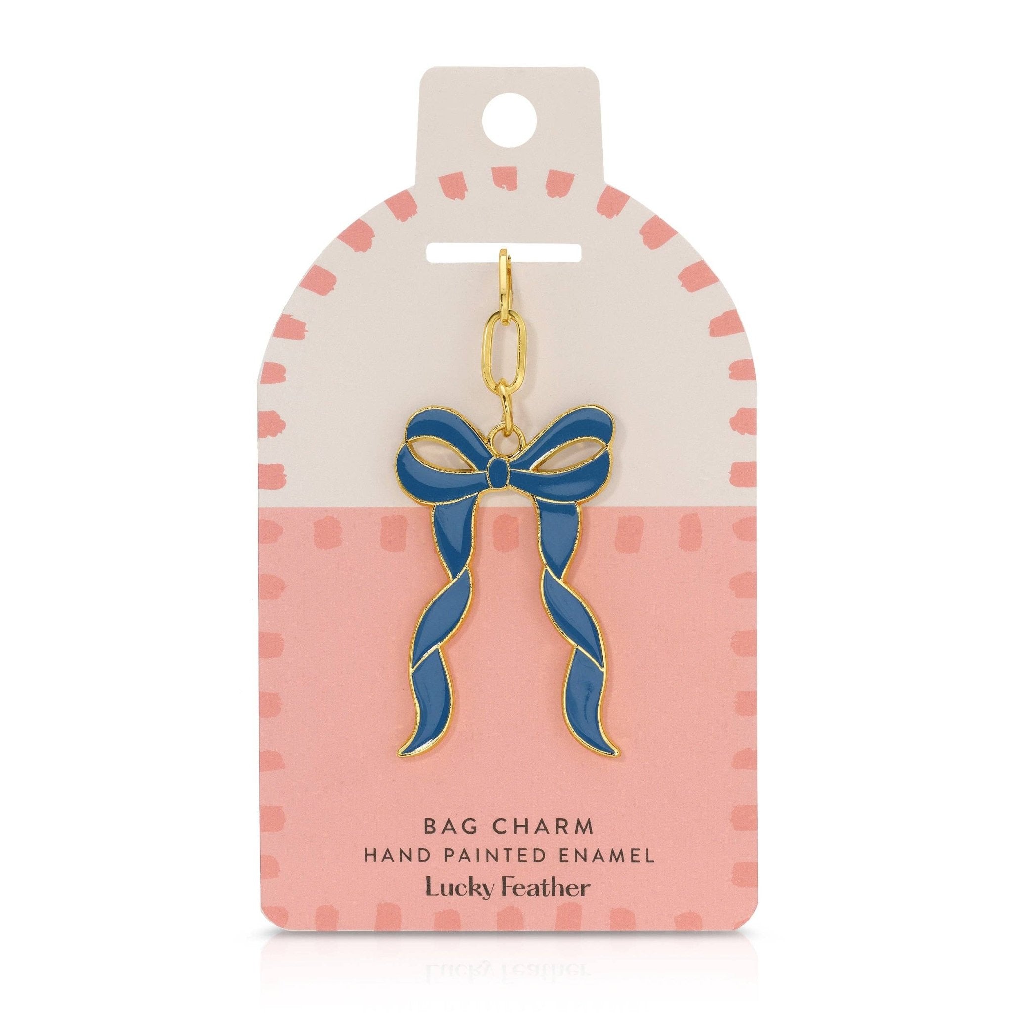 Enamel Bag Charm - Bow - Dear John