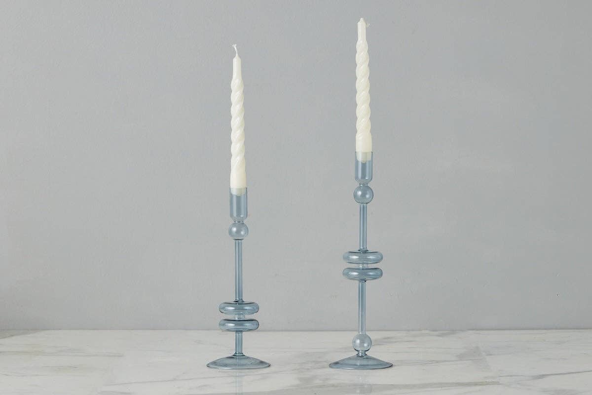 etúHOME Glass Candlestick