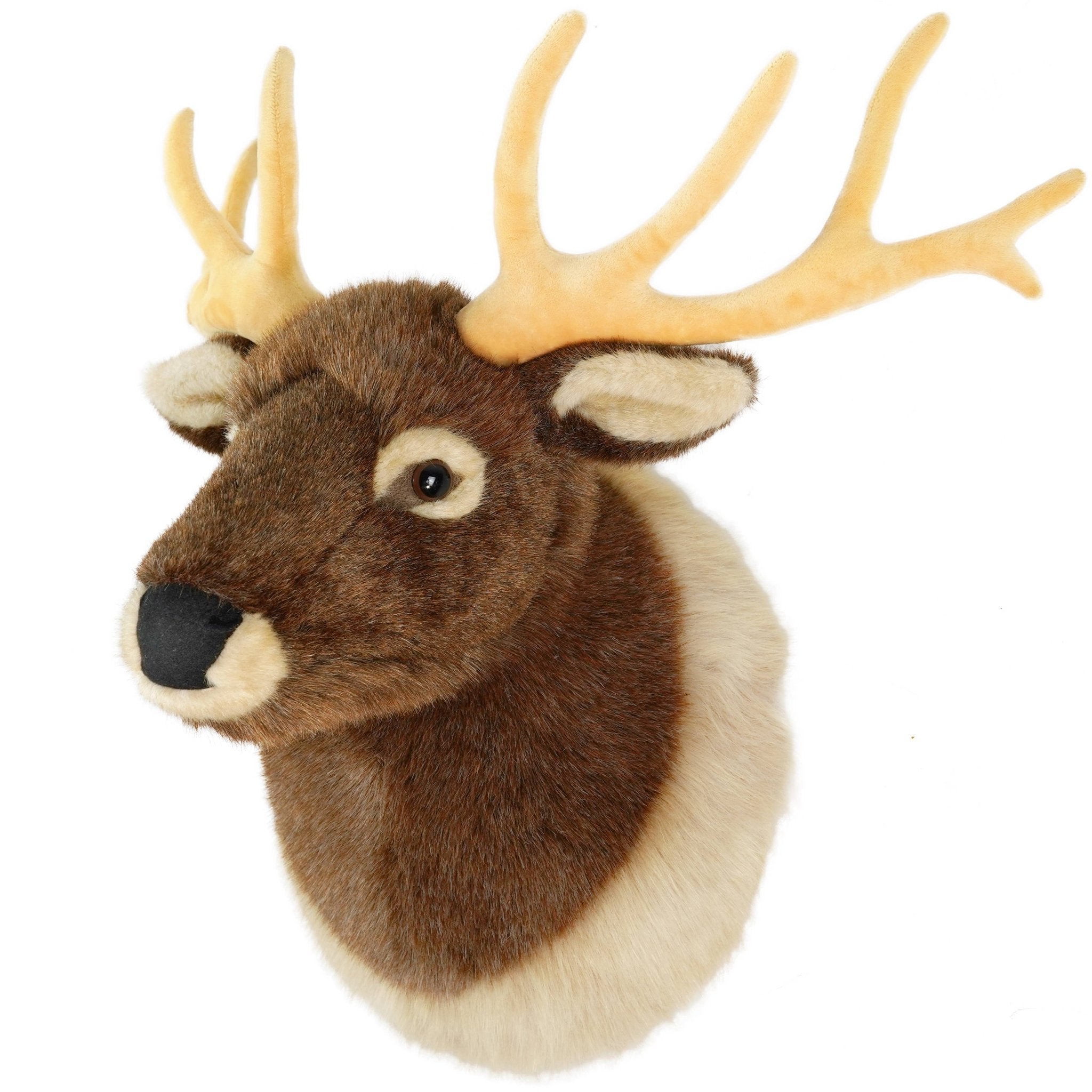 Evander the Elk Head | 25 Inch Stuffed Animal Plush - Dear John