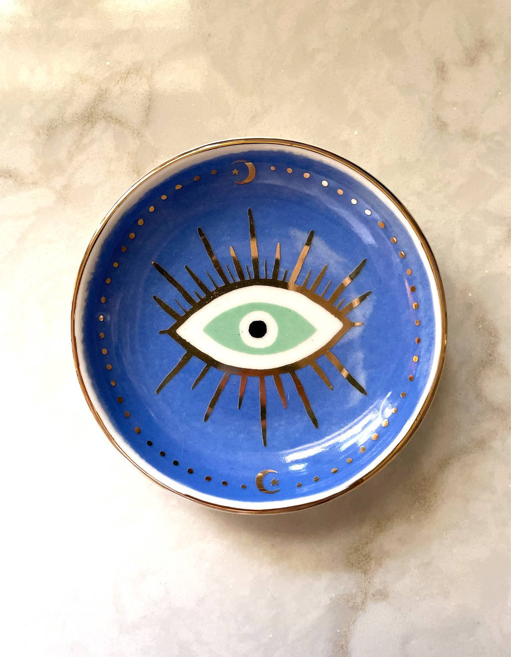 Evil Eye Porcelain Trinket Dish - Dear John