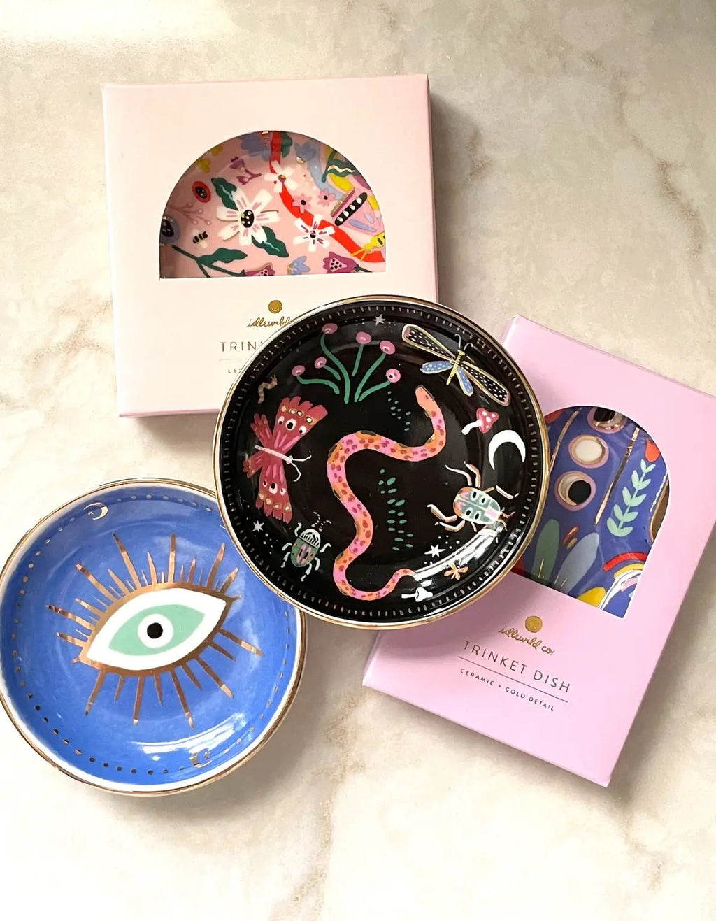 Evil Eye Porcelain Trinket Dish - Dear John