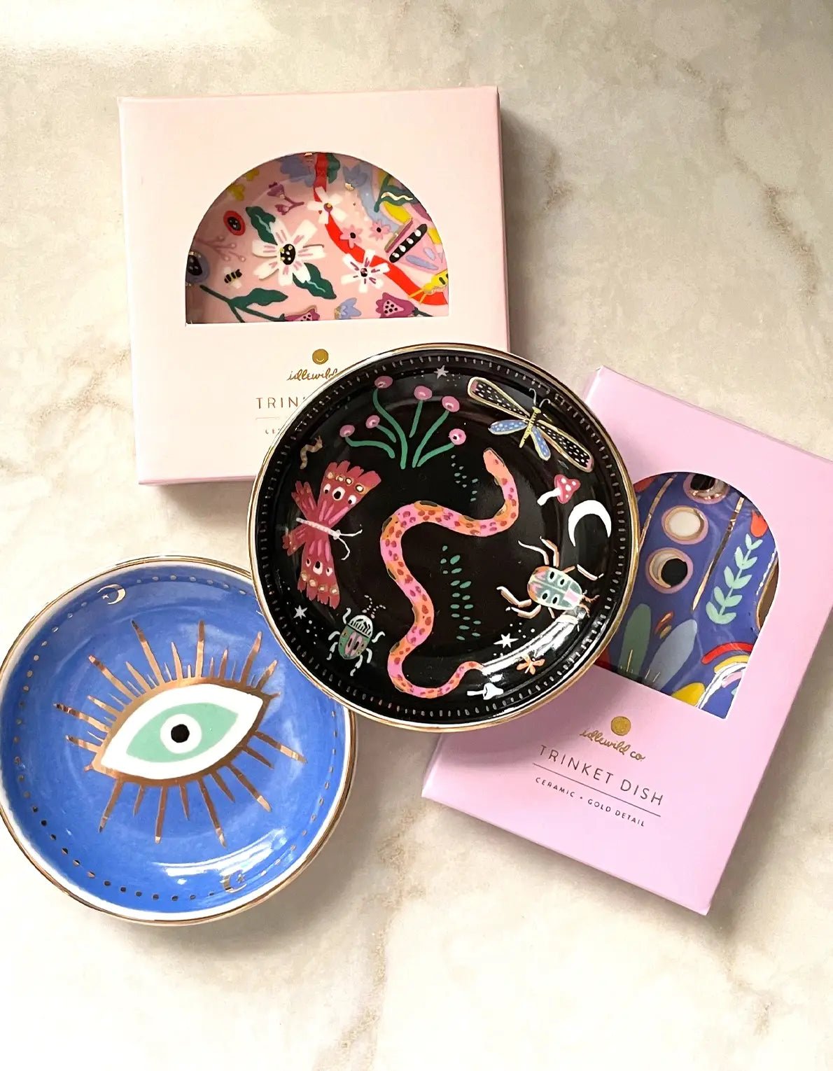 Evil Eye Porcelain Trinket Dish - Dear John