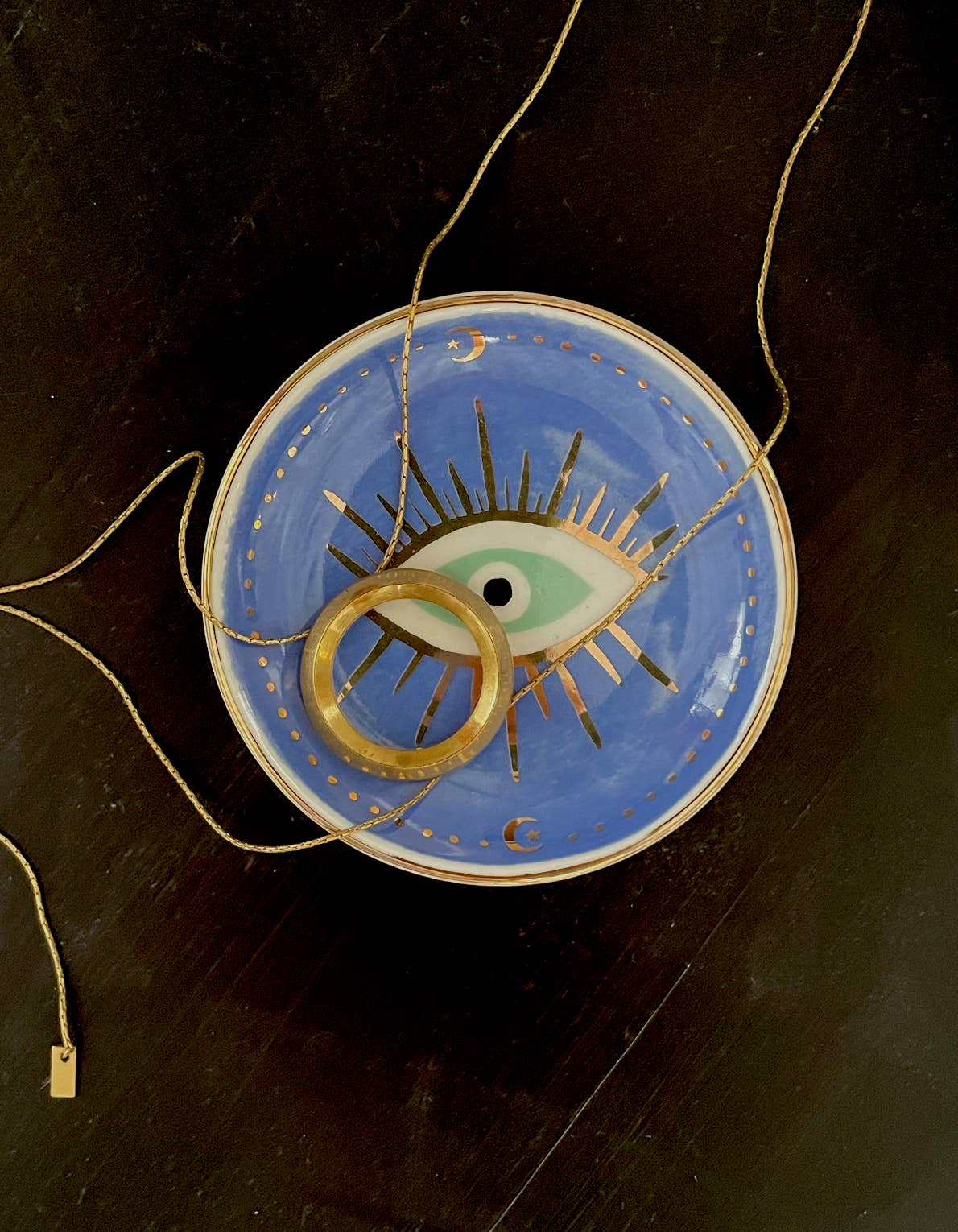 Evil Eye Porcelain Trinket Dish - Dear John
