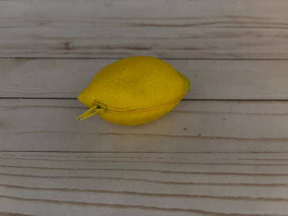 Plastic Coin Purse — Lemon/Lime