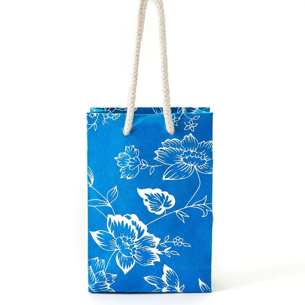 Recycled Paper Small Holiday Gift Bag 4x6x2