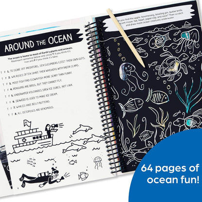 Scratch-Off Hidden Pictures — Mysterious Ocean Puzzles