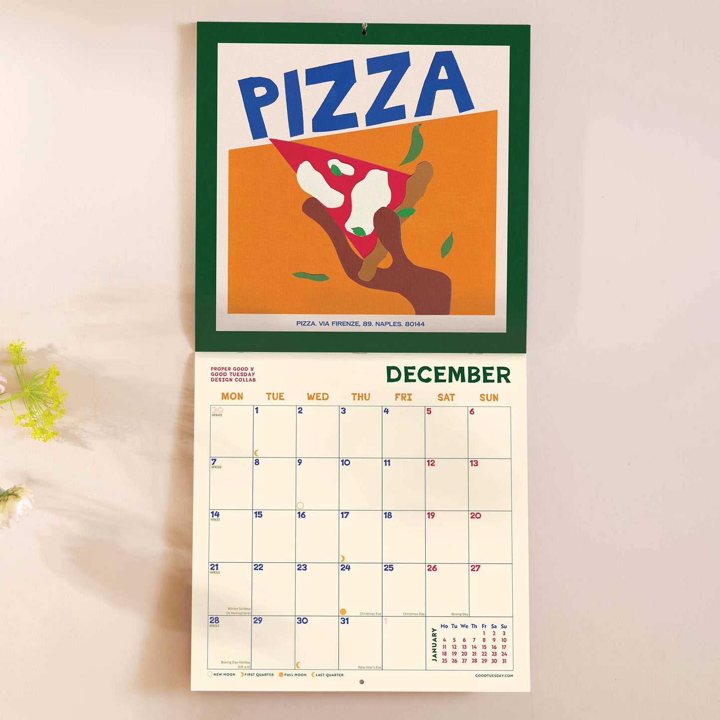 2026 Ramen Wall Calendar — Illustrated by Abbie Franks