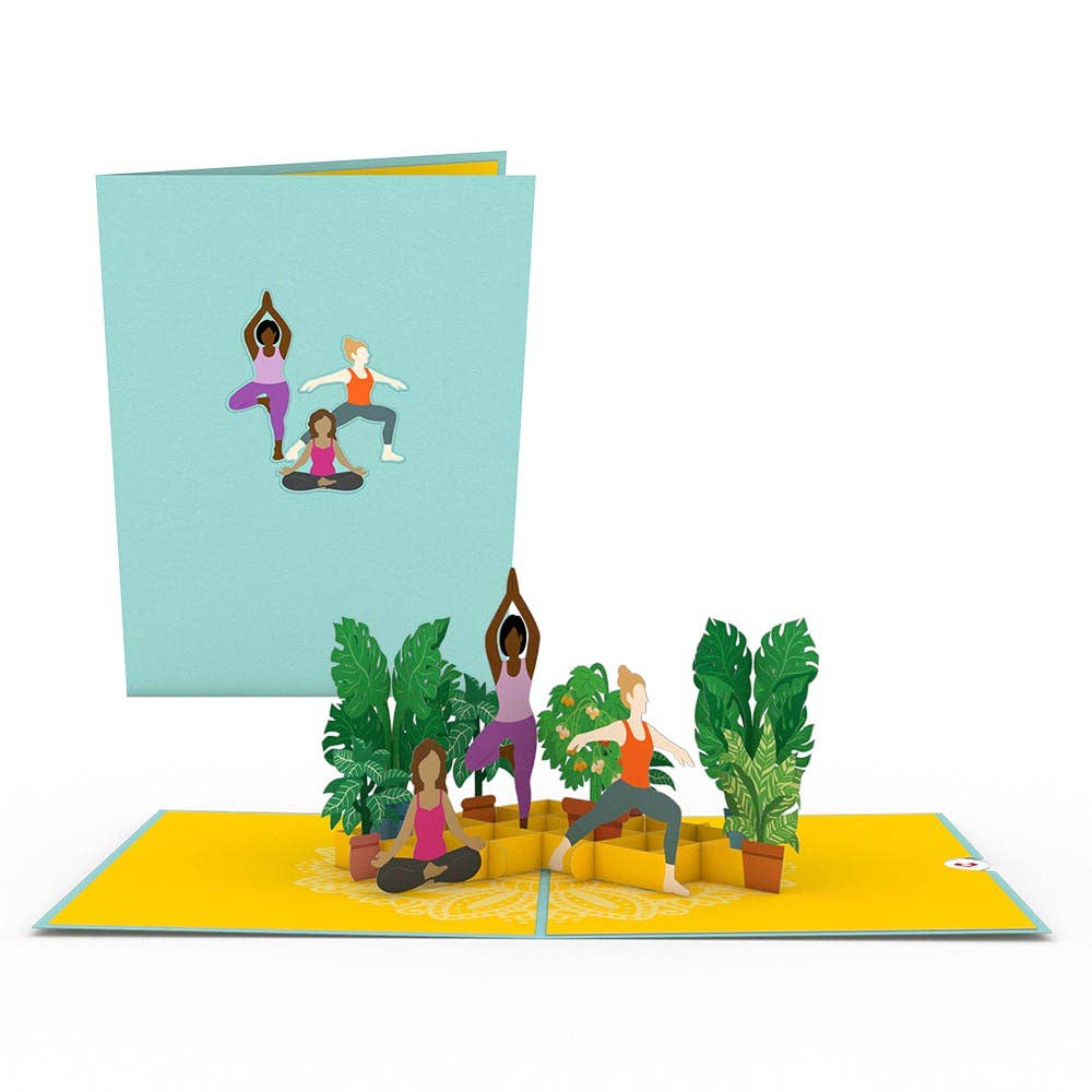 Lovepop Cards - Yoga Poses Pop-Up Card 5x7" (-62%)