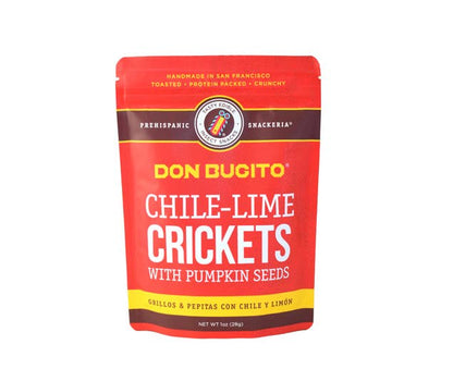 Chile-Lime Crickets & Pumpkin Seeds — Don Bugito 1.5 oz | Gluten-Free • Non-GMO • High Protein
