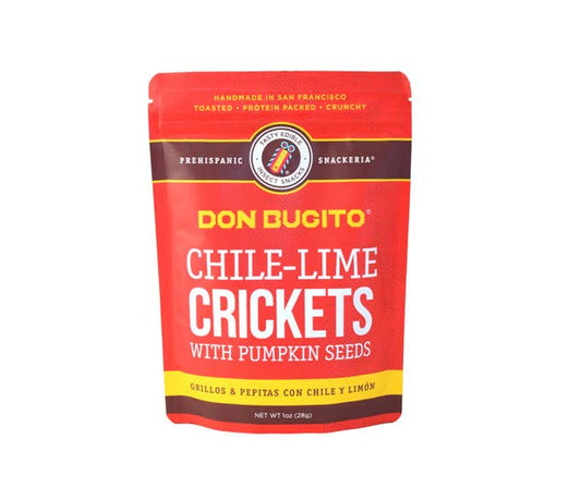 Chile-Lime Crickets & Pumpkin Seeds — Don Bugito 1.5 oz | Gluten-Free • Non-GMO • High Protein